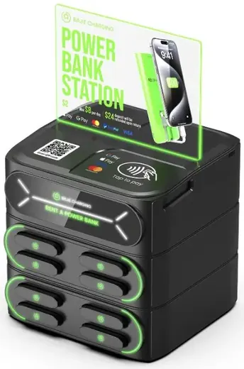8-slot charging station