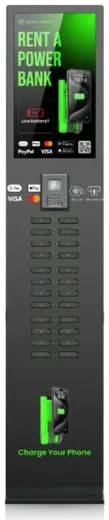 24-slot charging station with screen