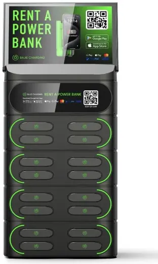 16-slot charging station with screen