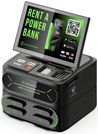 4-slot charging station with screen