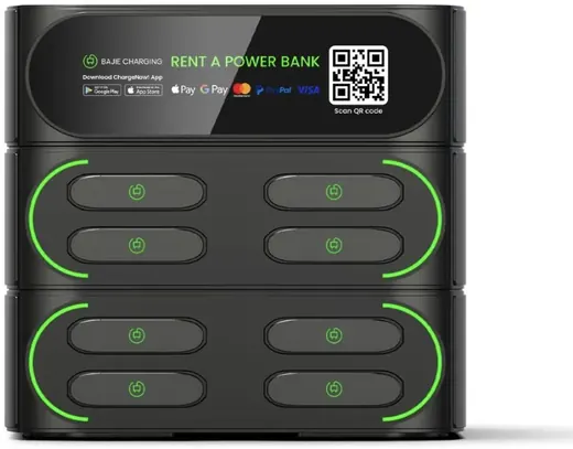 8-slot charging station