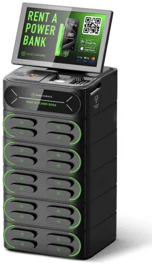 20-slot charging station with screen