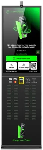 48-slot charging station with touch screen