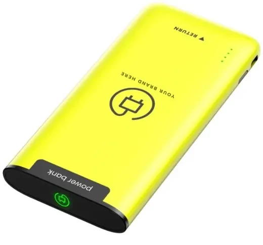 6000 mAh powerbank with a LED logo (A)