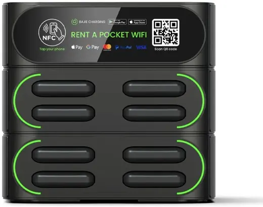 8-slot charging station
