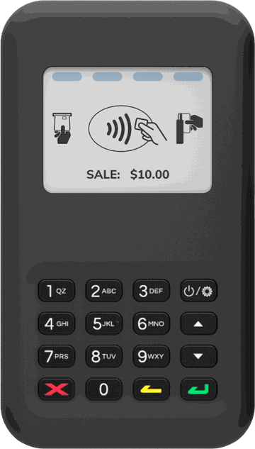 Integrated POS terminal for card payments at the charging station
