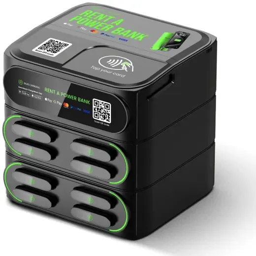 8-slot charging station